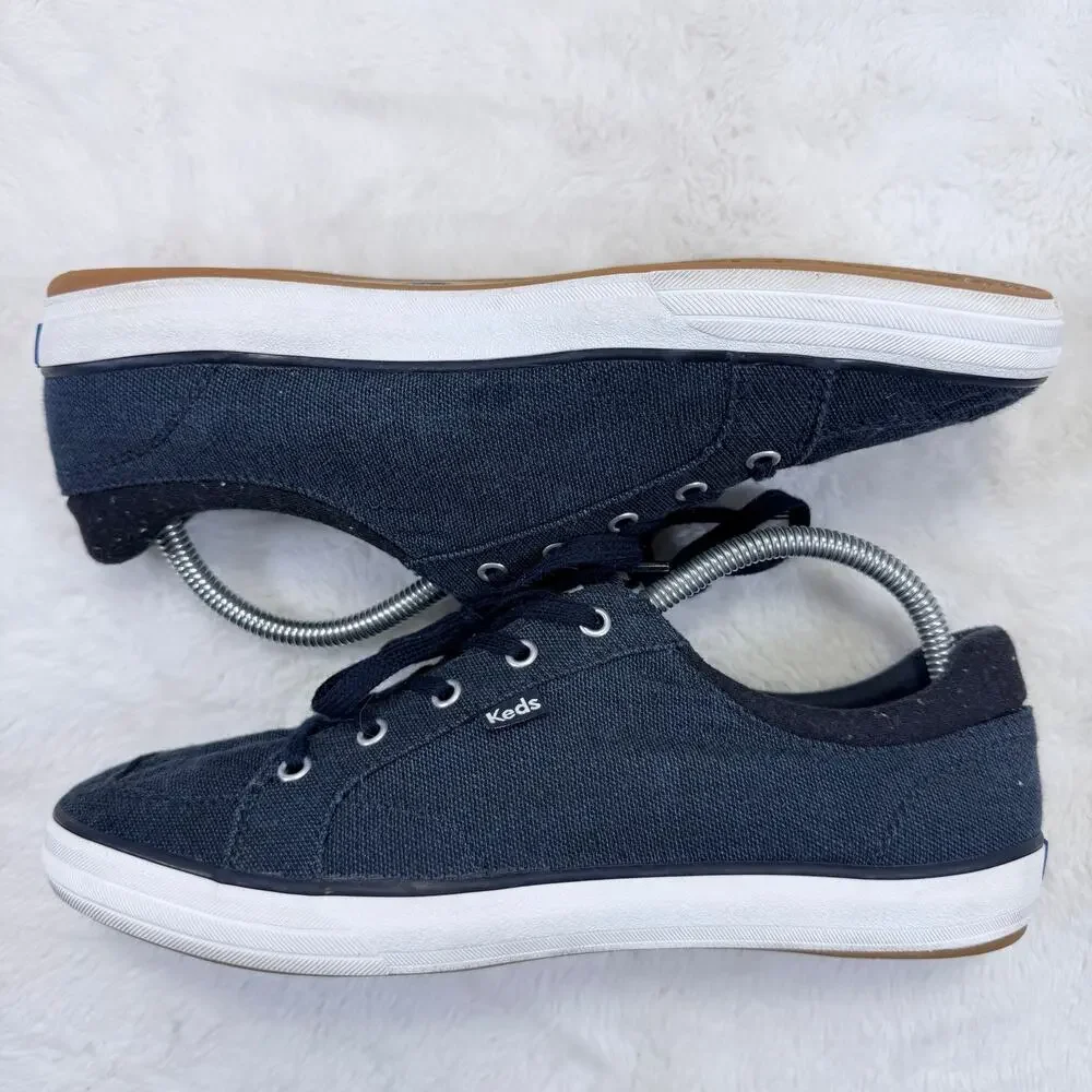 Keds Women’s Center II Brushed Denim Sneakers Navy Size 9.5